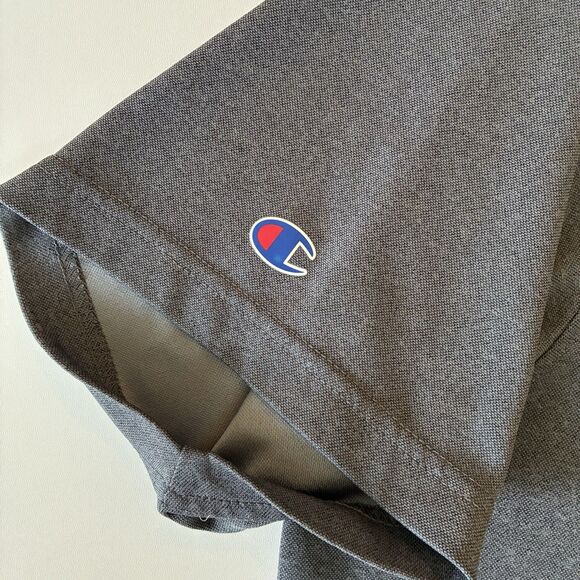 Mens NCAA Ohio State OSU Grey Polo Golf Style Shirt 2XL Buckeyes Champion Brand - Picture 7 of 11